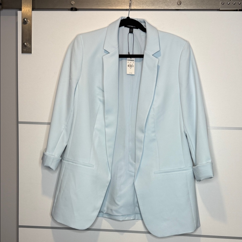 Express Soft Blue Women's Blazer